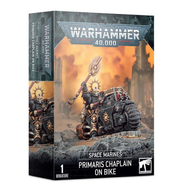 Warhammer 40K: Space Marines - Primaris Chaplain On Bike (ONLINE ORDER ONLY)