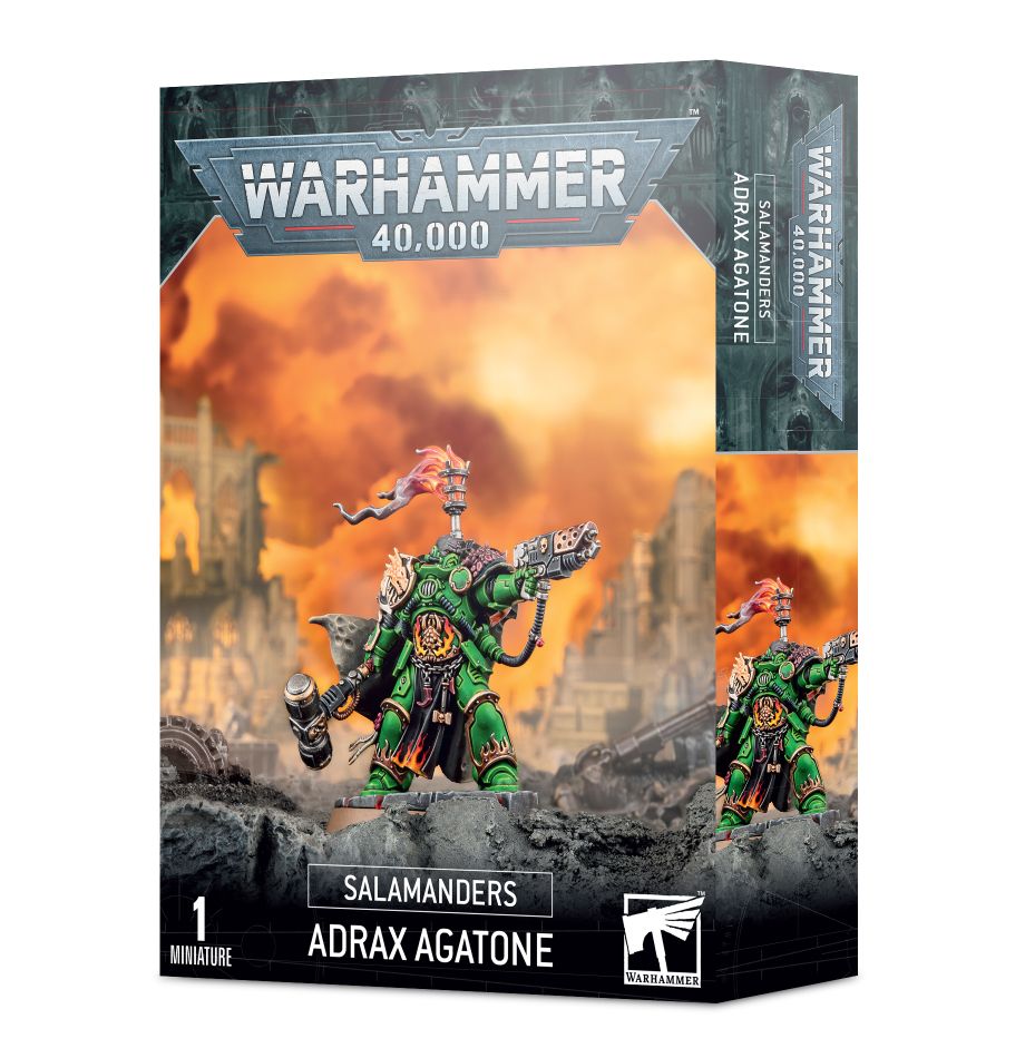 Warhammer 40K: Salamanders - Adrax Agatone (ONLINE ORDER ONLY)