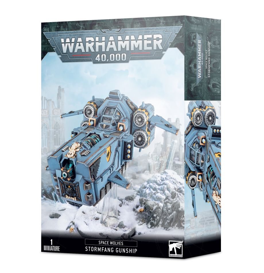 Warhammer 40K: Space Wolves - Stormfang Gunship/Stormwolf Assault Craft (ONLINE ORDER ONLY)