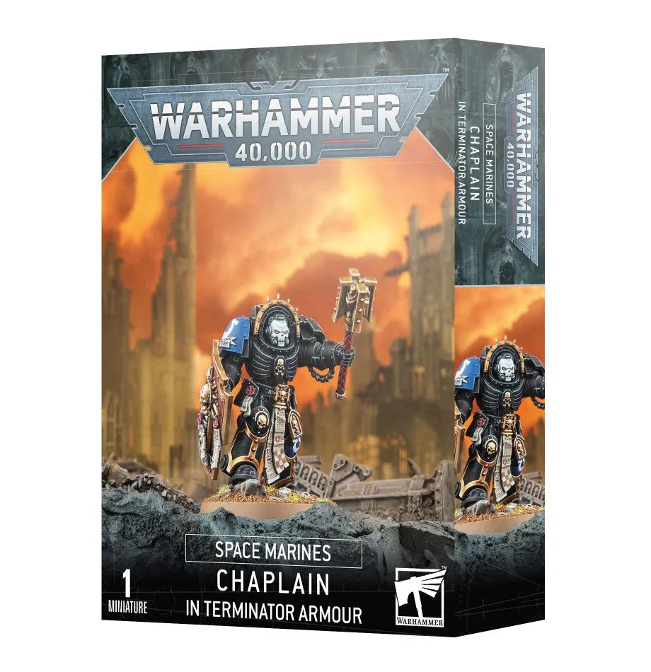 Warhammer 40K: Space Marines - Chaplain in Terminator Armour (ONLINE ORDER ONLY)