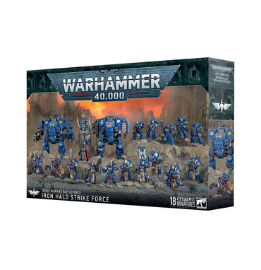Warhammer: 40K - Space Marines Battleforce: Iron Halo Strike Force (ONLINE ORDER ONLY)