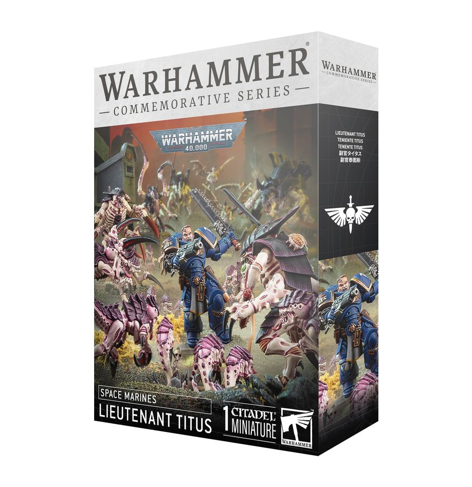 Warhammer 40k: Space Marines - Lieutenant Titus (Commemorative Model)