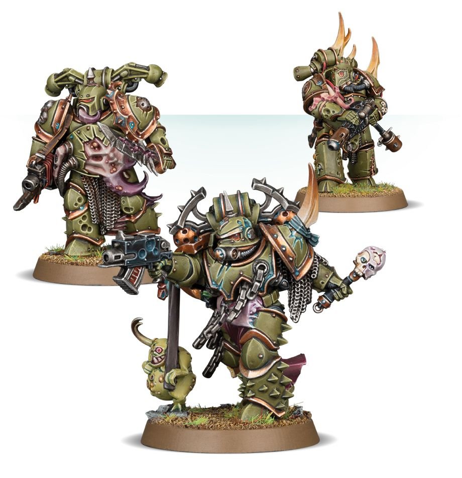 Warhammer 40K: Chaos Space Marines - Plague Marine Reinforcements (ONLINE ORDER ONLY)