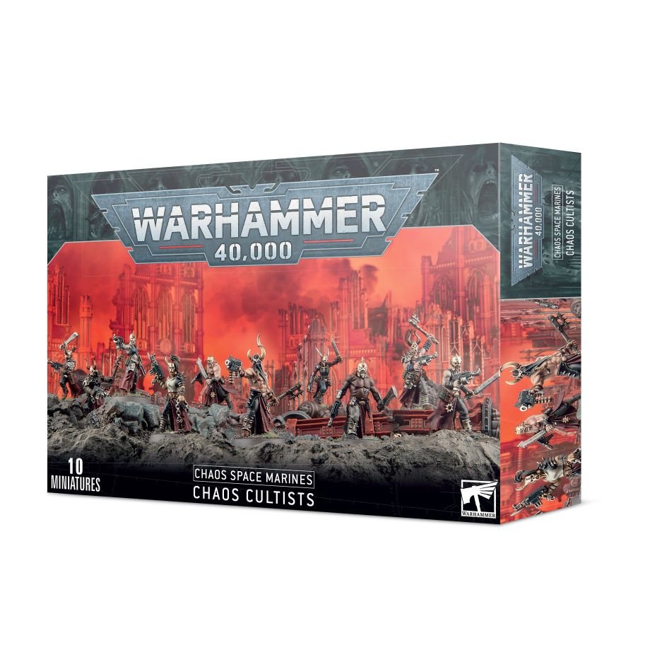 Warhammer 40K: Chaos Space Marines - Chaos Cultists (ONLINE ORDER ONLY)