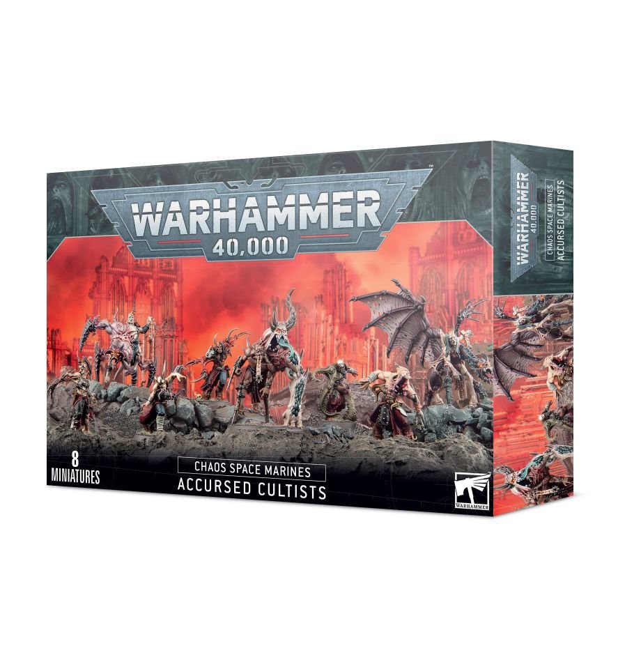 Warhammer 40K: Chaos Space Marines - Accursed Cultists (ONLINE ORDER ONLY)