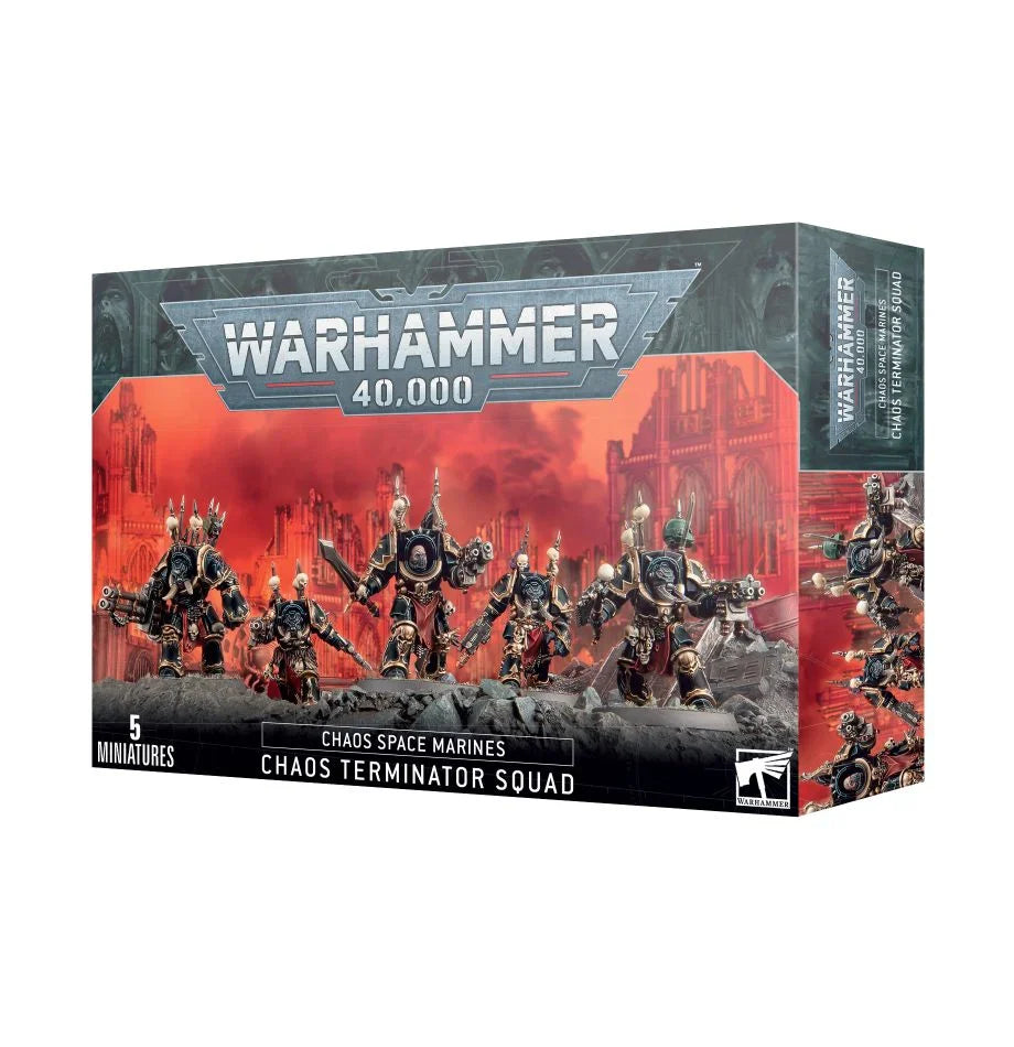 Warhammer 40k - Chaos Space Marines - Chaos Terminator Squad (Online Order Only)