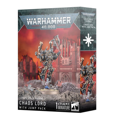 Warhammer 40K: Chaos Space Marines - Chaos Lord with Jump Pack (ONLINE ORDER ONLY)
