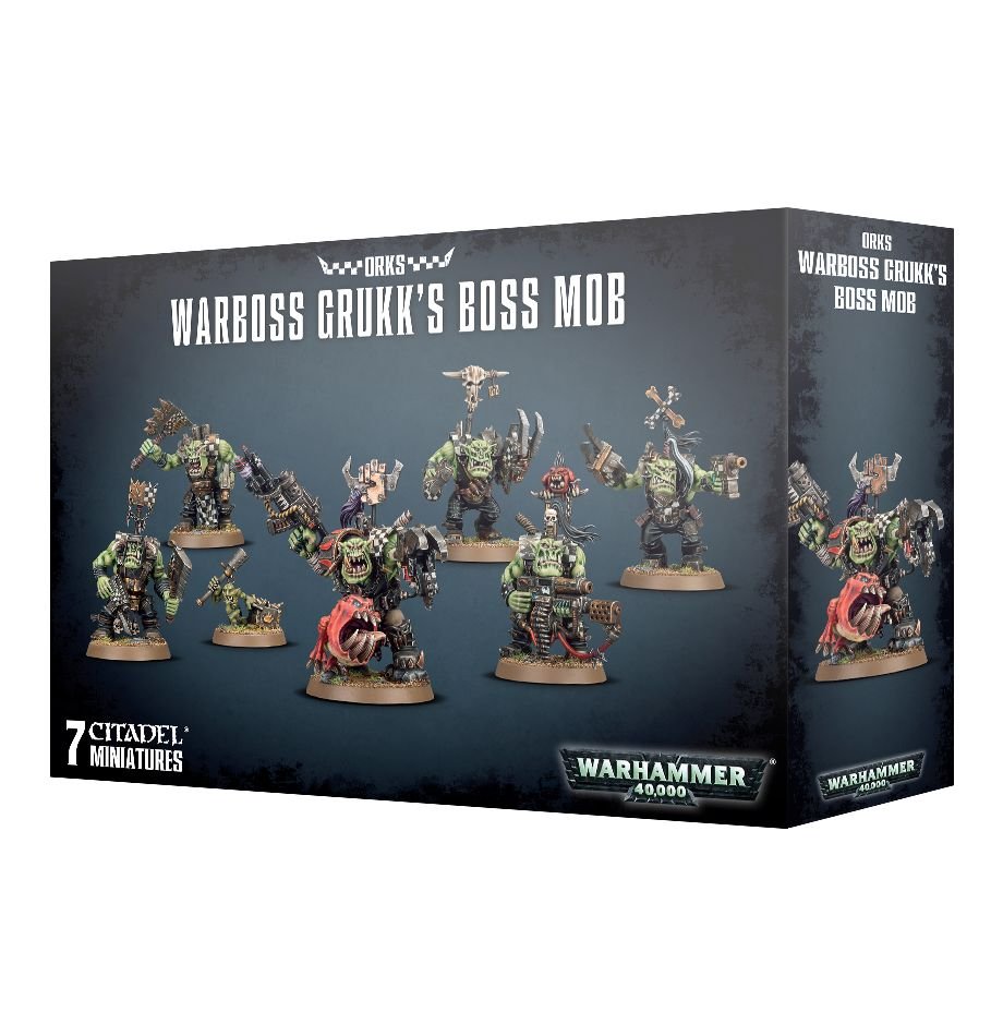 Warhammer 40K: Ork - Warboss Grukk's Boss Mob (ONLINE ORDER ONLY)