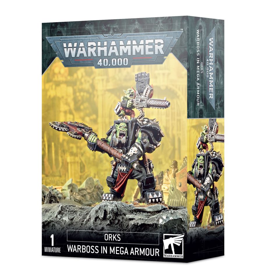 Warhammer 40K: Ork - Warboss in Mega Armour (ONLINE ORDER ONLY)