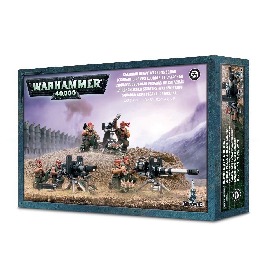 Warhammer 40K: Astra Militarum - Catachan Heavy Weapon Squad (ONLINE ORDER ONLY)