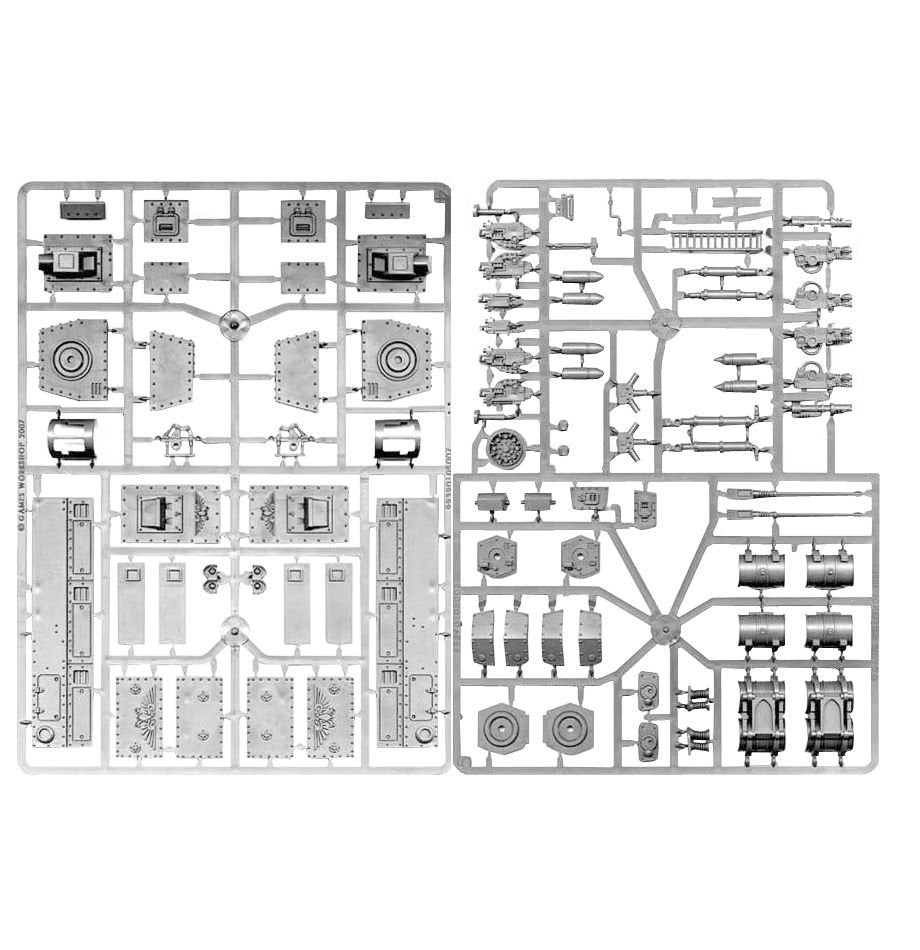Warhammer 40K: Astra Militarum - Baneblade Sponsons And Accessories (ONLINE ORDER ONLY)