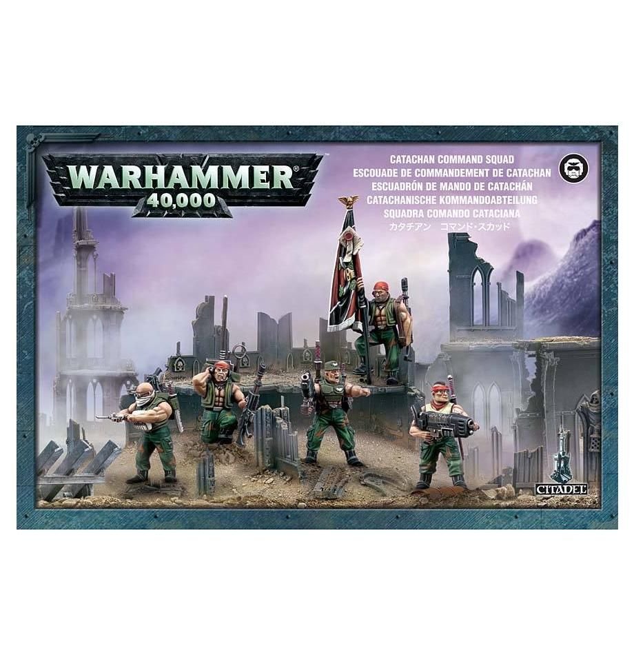 Warhammer 40K: Astra Militarum - Catachan Command Squad (ONLINE ORDER ONLY)