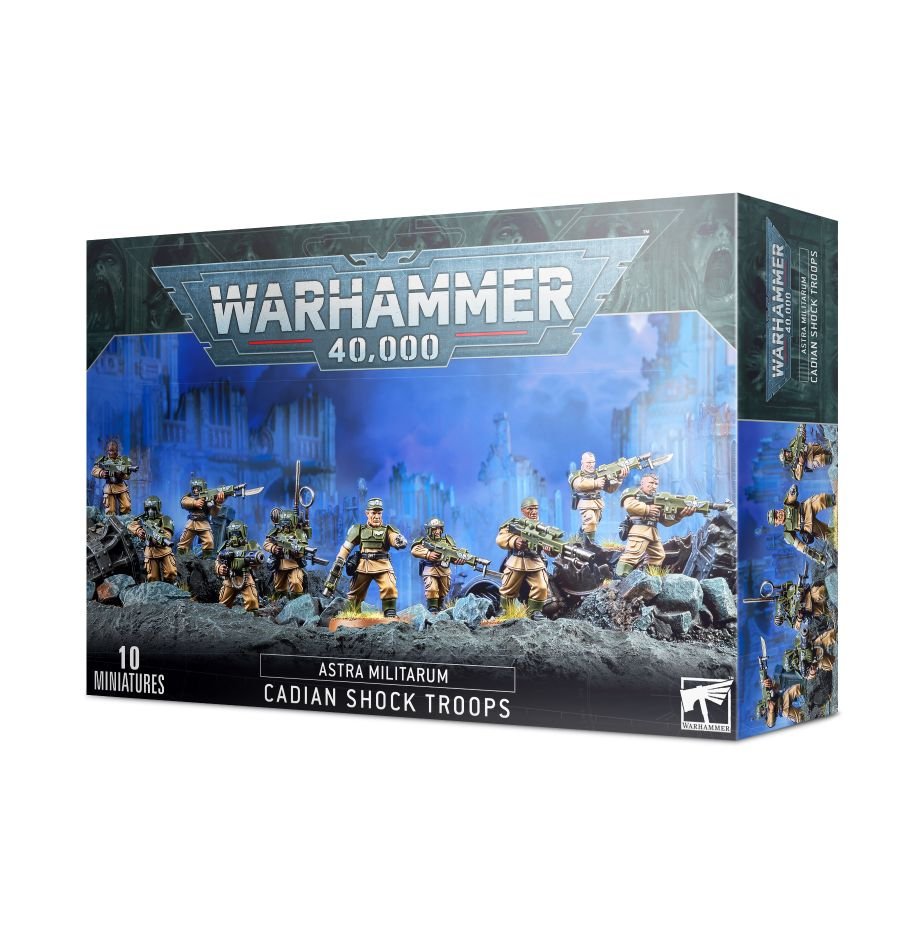 Warhammer 40K: Astra Militarum - Cadian Shock Troops (ONLINE ORDER ONLY)