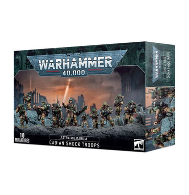 Warhammer 40k Astra Militarum Cadian Shock Troops (ONLINE ORDER ONLY)