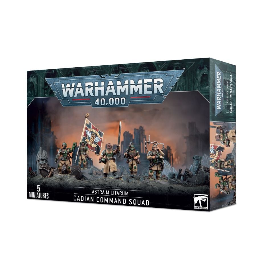 Warhammer 40K: Astra Militarum - Cadian Command Squad (ONLINE ORDER ONLY)