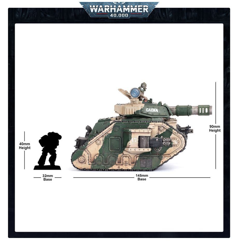 Warhammer 40k - Astra Militarum - Leman Russ Battle Tank (Online Order Only)