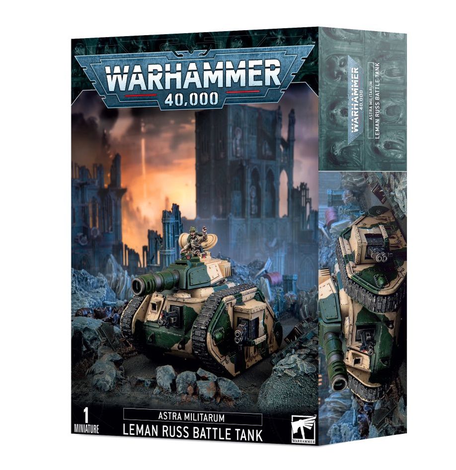 Warhammer 40k Astra Militarum Leman Russ Battle Tank (ONLINE ORDER ONLY)