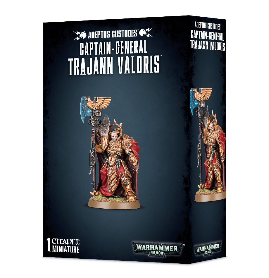 Warhammer 40K: Adeptus Custodes - Captain-General Trajann Valoris (ONLINE ORDER ONLY)