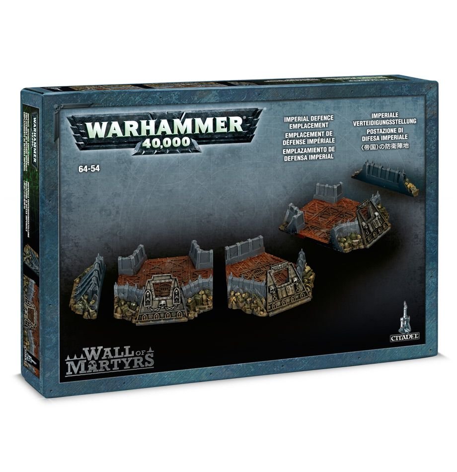 Warhammer 40K: Wall of Martyrs - Imperial Defence Emplacement (ONLINE ORDER ONLY)