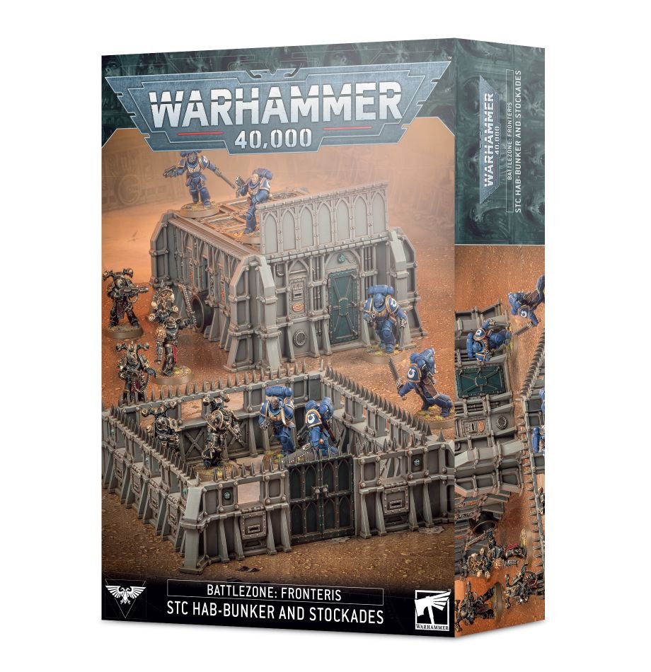 Warhammer 40K: Battlezone Fronteris – STC Hab-Bunker and Stockades (ONLINE ORDER ONLY)