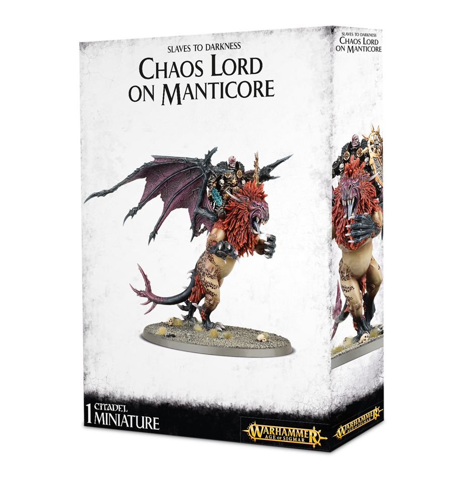 Warhammer: Slaves to Darkness - Chaos Lord on Manticore (ONLINE ORDER ONLY)