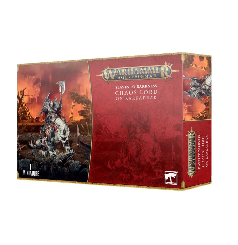 Warhammer: Slaves to Darkness - Chaos Lord on Karkadrak (ONLINE ORDER ONLY)