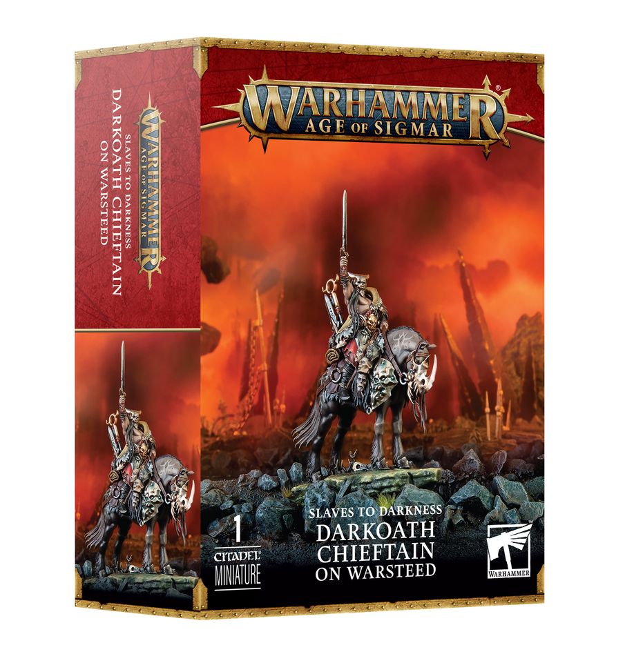 Warhammer: Slaves to Darkness – Darkoath Chieftan on Warsteed (ONLINE ORDER ONLY)