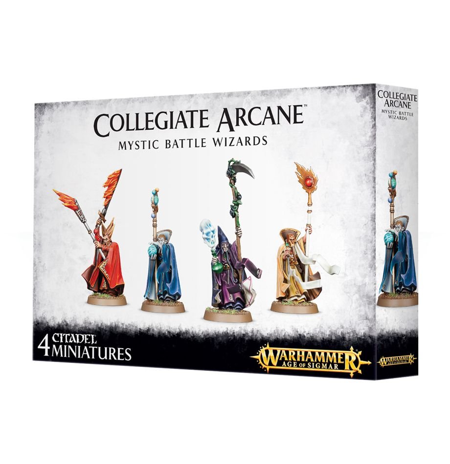 Warhammer: Cities of Sigmar - Collegiate Arcane Mystic Battle Wizards (ONLINE ORDER ONLY)