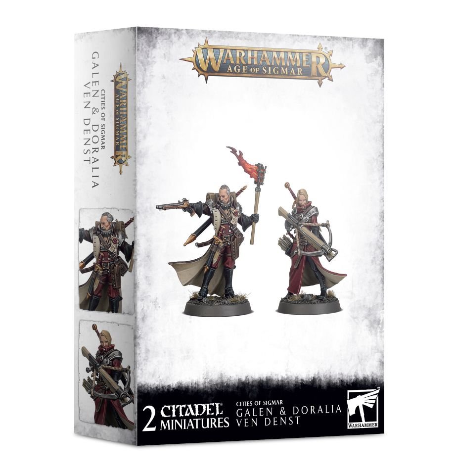 Warhammer: Cities of Sigmar - Galen and Doralia ven Denst (ONLINE ORDER ONLY)
