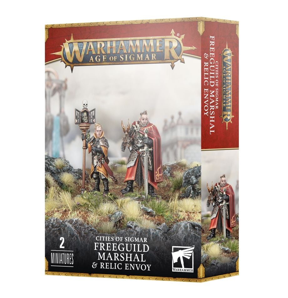 Warhammer: Cities of Sigmar - Freeguild Marshal & Relic Envoy (ONLINE ORDER ONLY)