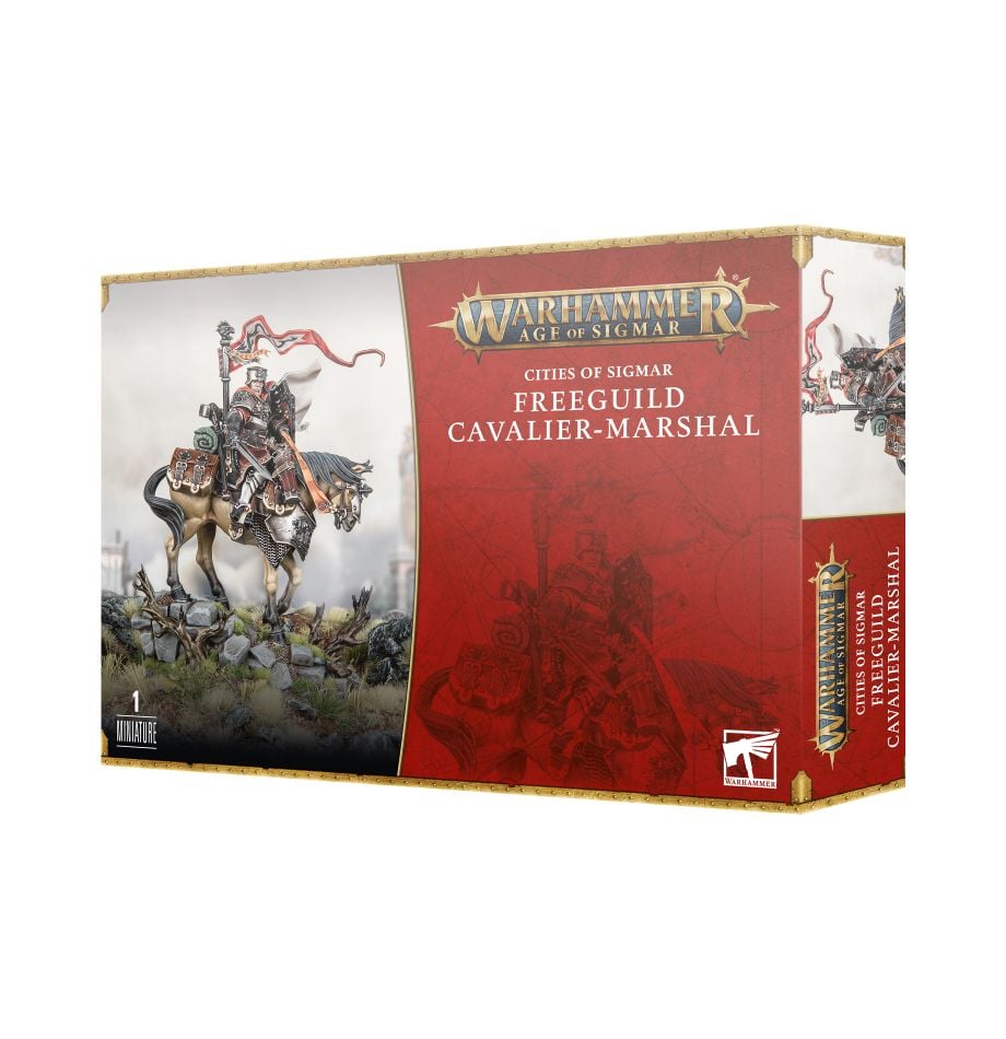 Warhammer: Cities of Sigmar - Freeguild Cavalier-Marshal (ONLINE ORDER ONLY)