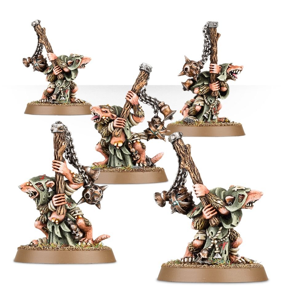 Warhammer: Skaven - Plague Censer Bearers (ONLINE ORDER ONLY)