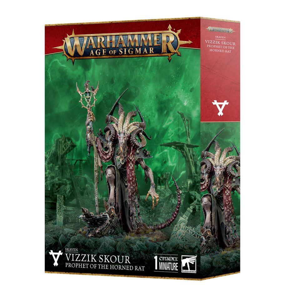 Warhammer: Skaven - Vizzik Skour, Prophet of the Horned Rat (ONLINE ORDER ONLY)