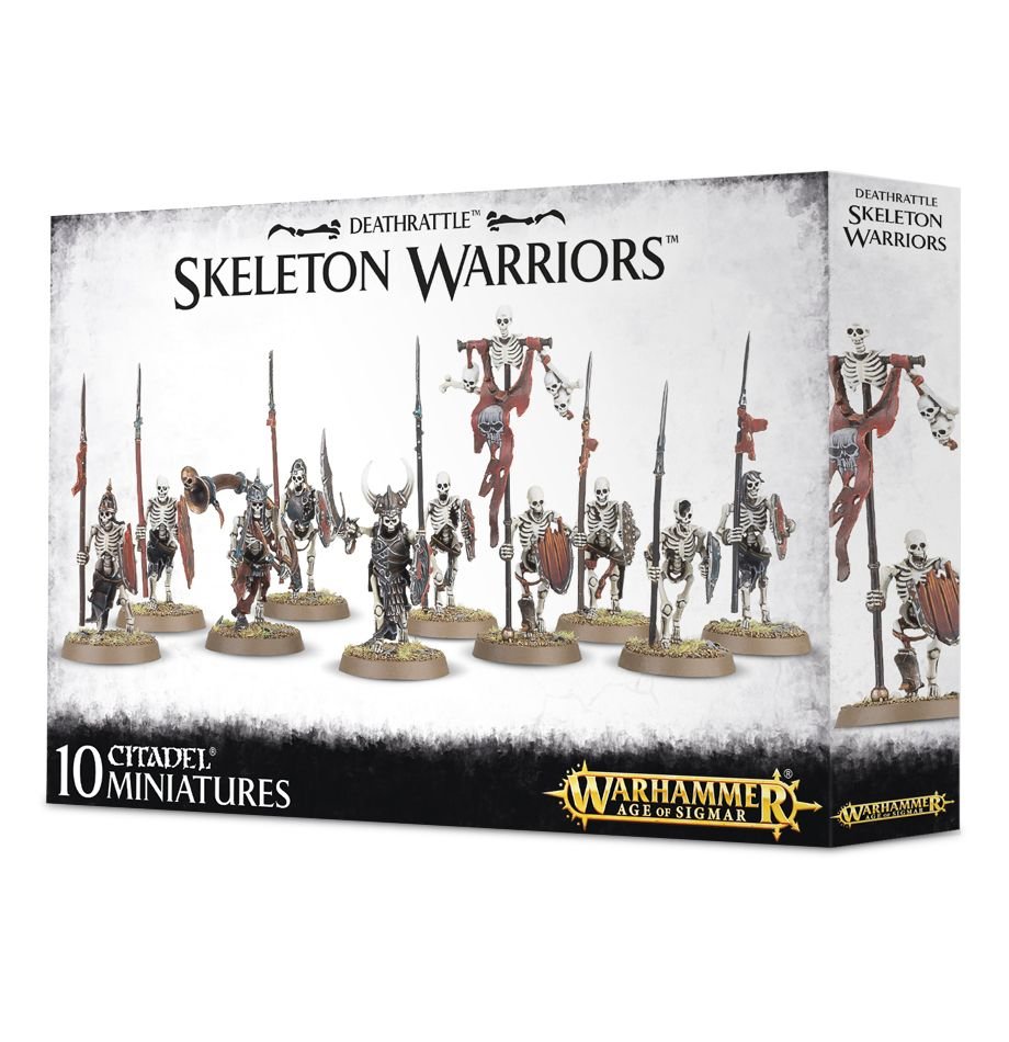 Warhammer: Legions of Nagash - Deathrattle Skeleton Warriors (ONLINE ORDER ONLY)