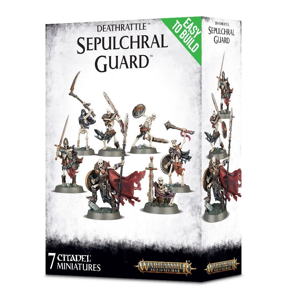 Warhammer: Legions of Nagash - Deathrattle Sepulchral Guard (ONLINE ORDER ONLY)