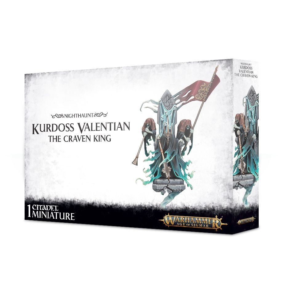 Warhammer: Nighthaunt - Kurdoss Valentian the Craven King (ONLINE ORDER ONLY)