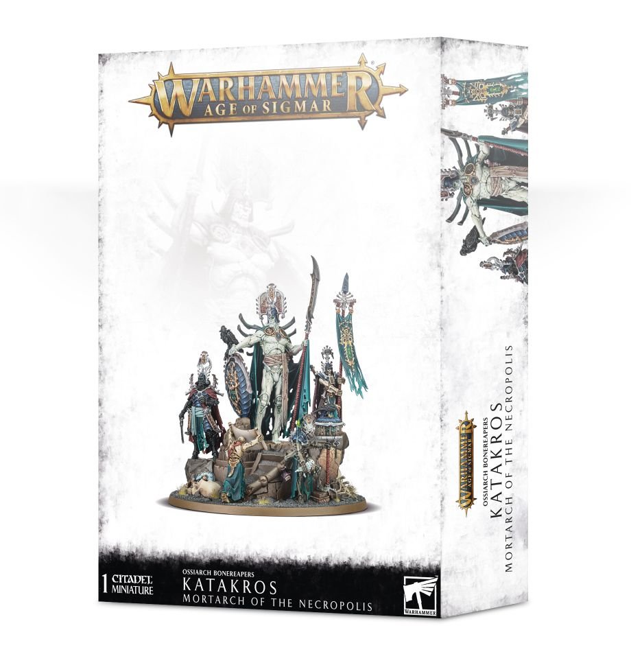 Warhammer: Ossiarch Bonereapers - Katakros, Mortarch of the Necropolis (ONLINE ORDER ONLY)
