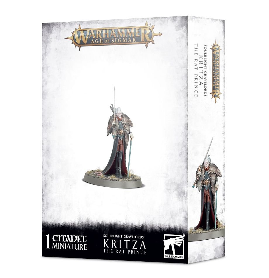 Warhammer: Soulblight Gravelords - Kritza, The Rat Prince (ONLINE ORDER ONLY)