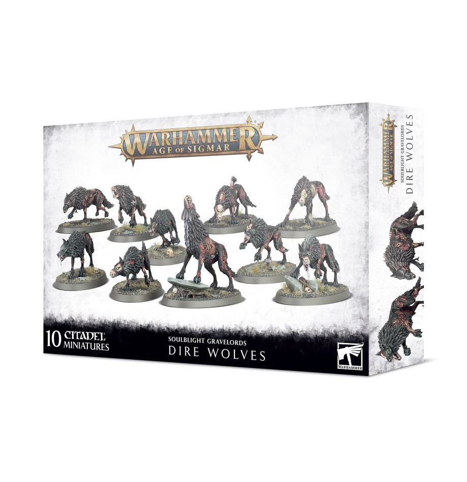 Warhammer: Soulblight Gravelords - Dire Wolves (ONLINE ORDER ONLY)