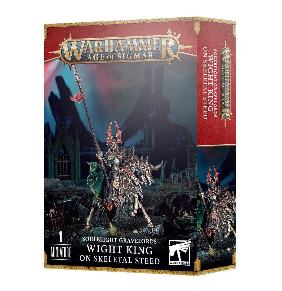 Warhammer: Soulblight Gravelords - Wight King on Skeletal Steed (ONLINE ORDER ONLY)