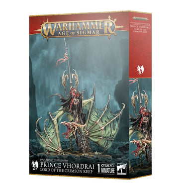 Warhammer 40k - Soulblight Gravelords - Prince Vhordrai Lord of the Crimson Keep (Online Order Only)