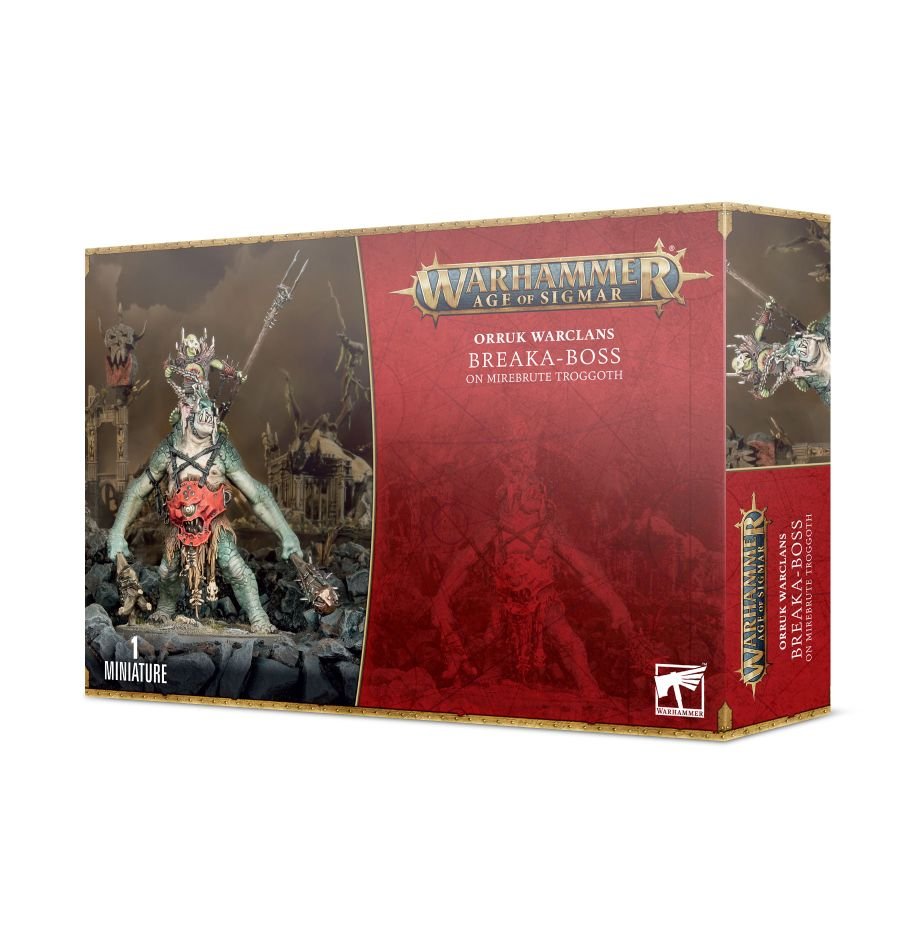 Warhammer: Orruk Warclans - Breaka-boss on Mirebrute Troggoth (ONLINE ORDER ONLY)