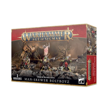 Warhammer: Age of Sigmar - Orruk Warclans - Man-Skewer Boltboyz (Online Order Only)