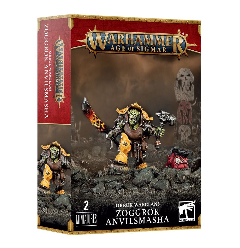 Age of Sigmar: Zoggrok Anvilsmasha - Orruk Warclans Character (ONLINE ORDER ONLY)