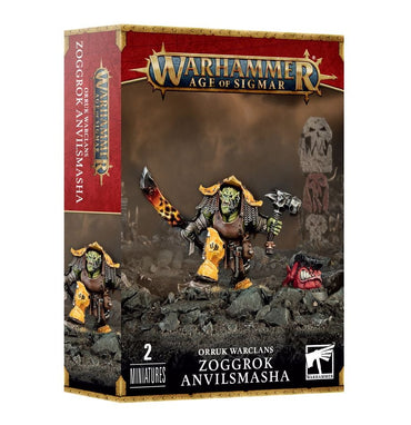 Age of Sigmar: Zoggrok Anvilsmasha - Orruk Warclans Character (ONLINE ORDER ONLY)