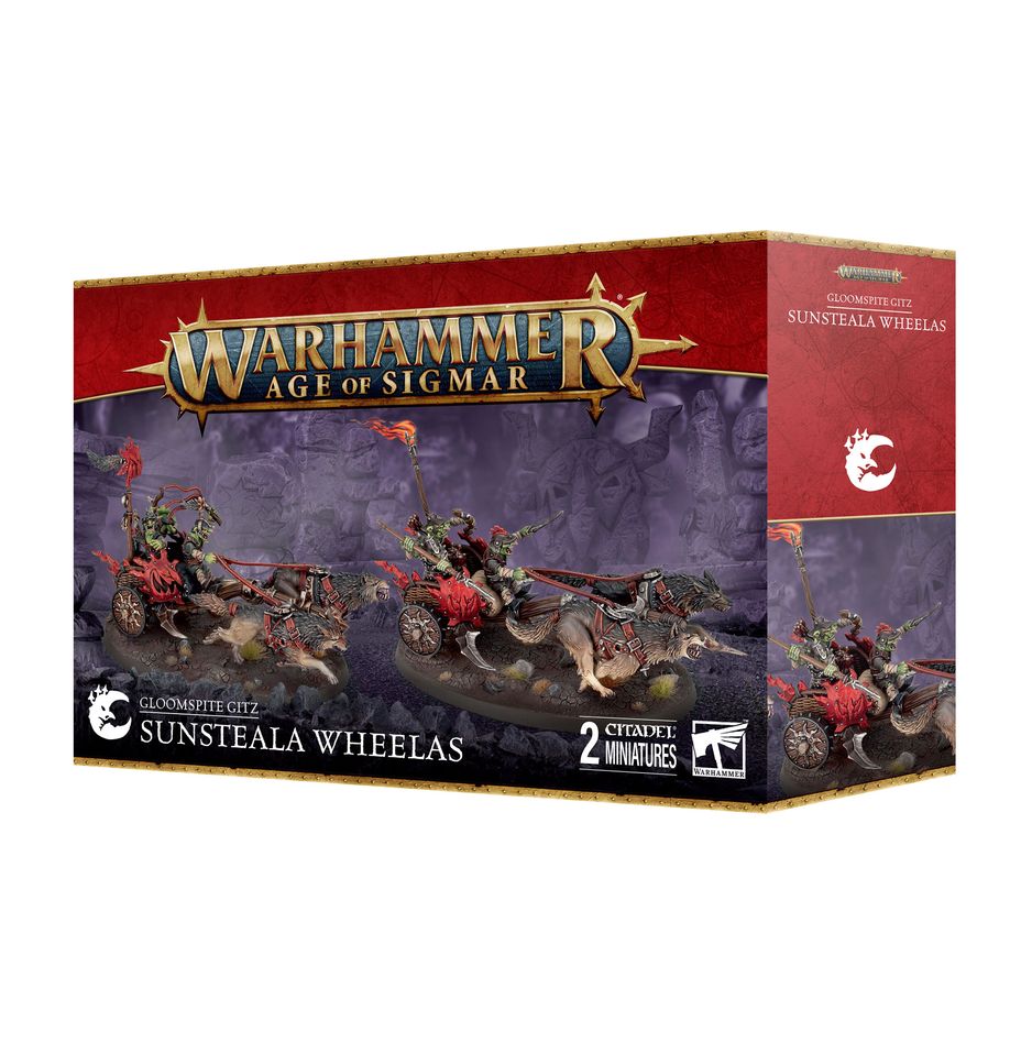 Warhammer Age of Sigmar: Gloomspite Gitz - Sunsteala Wheelas (ONLINE ORDER ONLY)