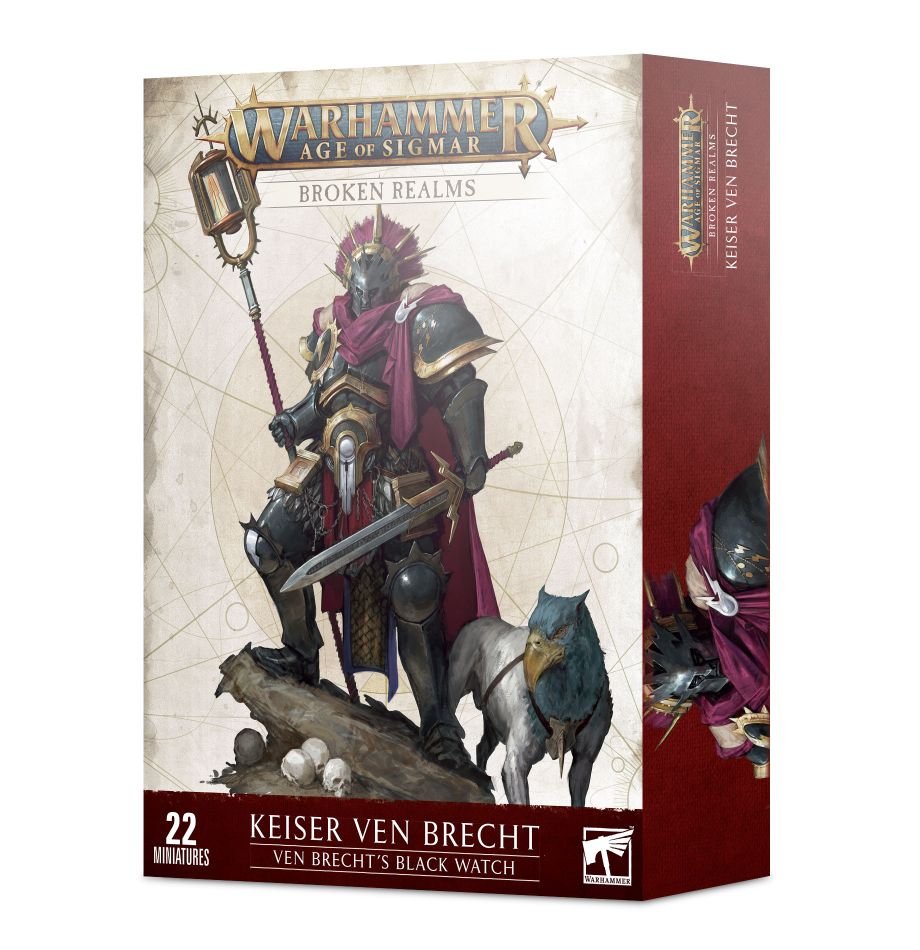 Warhammer: Broken Realms - Storm Cast Eternals - Keiser Ven Brecht & Ven Brecht's Black Watch (ONLINE ORDER ONLY)