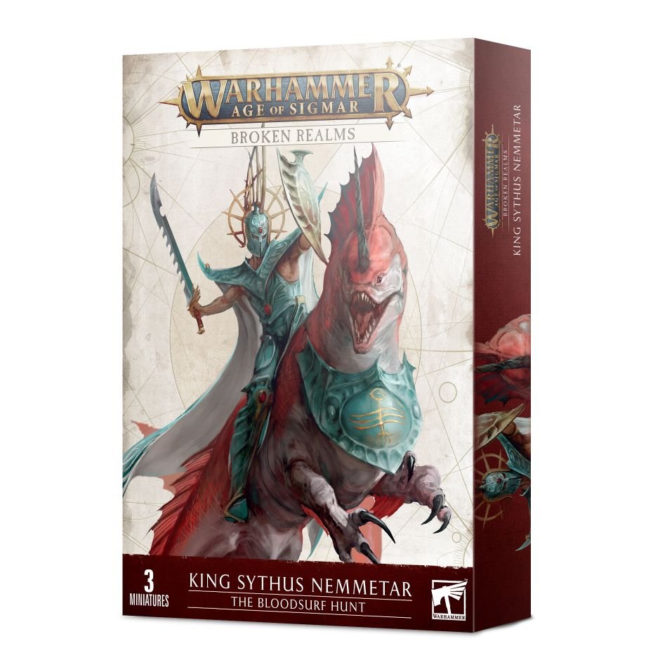 Warhammer: Broken Realms - Idoneth Deepkin King Sythus Nemmetar – The Bloodsurf Hunt (ONLINE ORDER ONLY)
