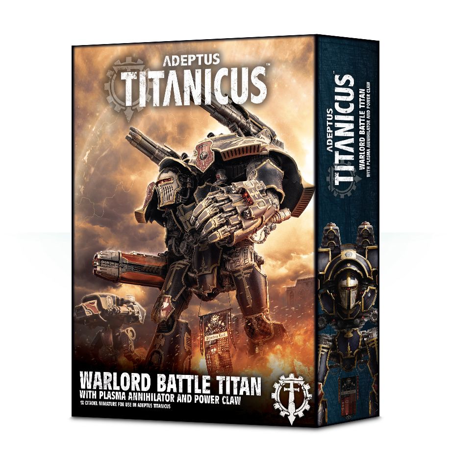 Adeptus Titanicus - Warlord Battle Titan W/ Plasma Annihilator & Power Claw (ONLINE ORDER ONLY)