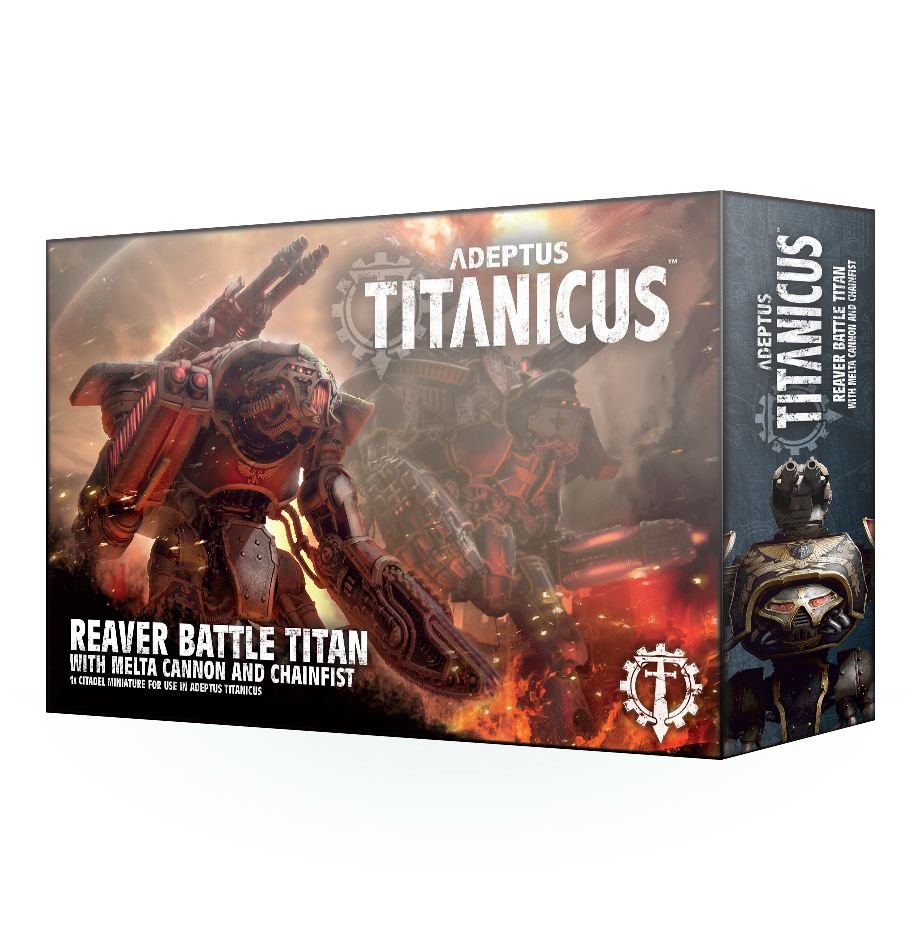 Adeptus Titanicus - Reaver Battle Titan w/ Melta Cannon & Chainfist (ONLINE ORDER ONLY)